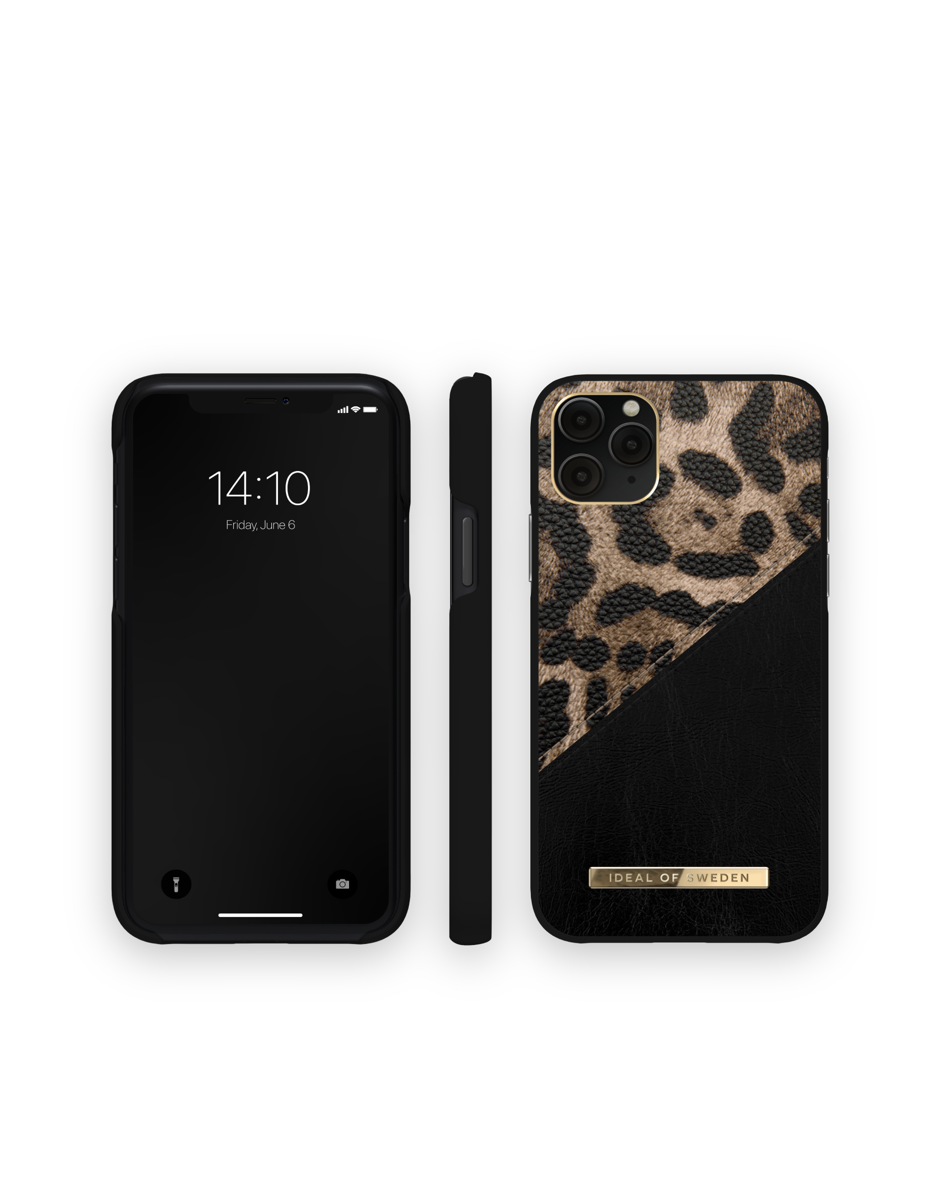 IDEAL OF SWEDEN IDACAW21-I1958-330, Backcover, Pro/XS/X, Apple, iPhone Leopard Midnight 11