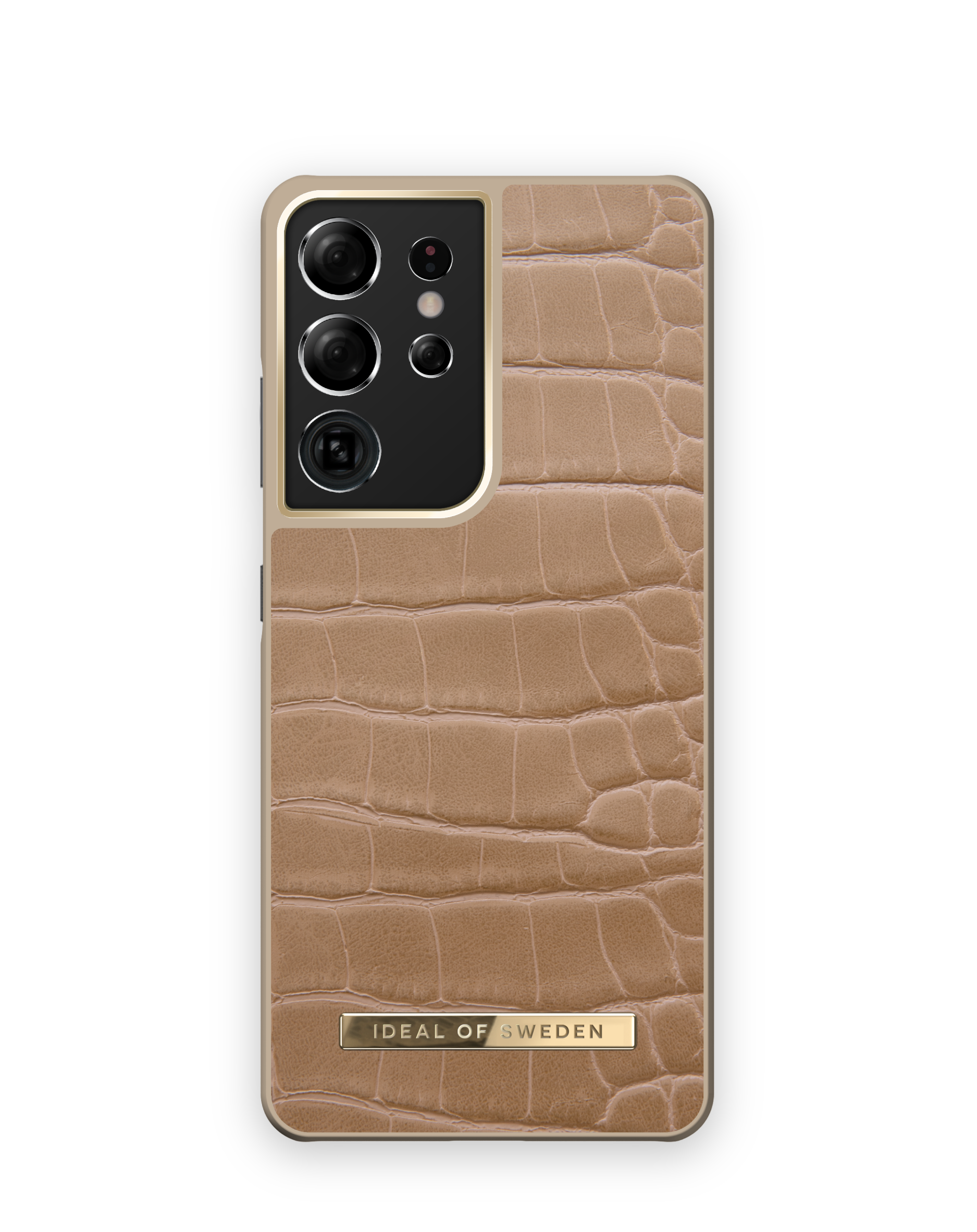 Croco Galaxy Samsung, SWEDEN IDACAW21-S21U-325, IDEAL S21 Camel Backcover, OF Ultra,