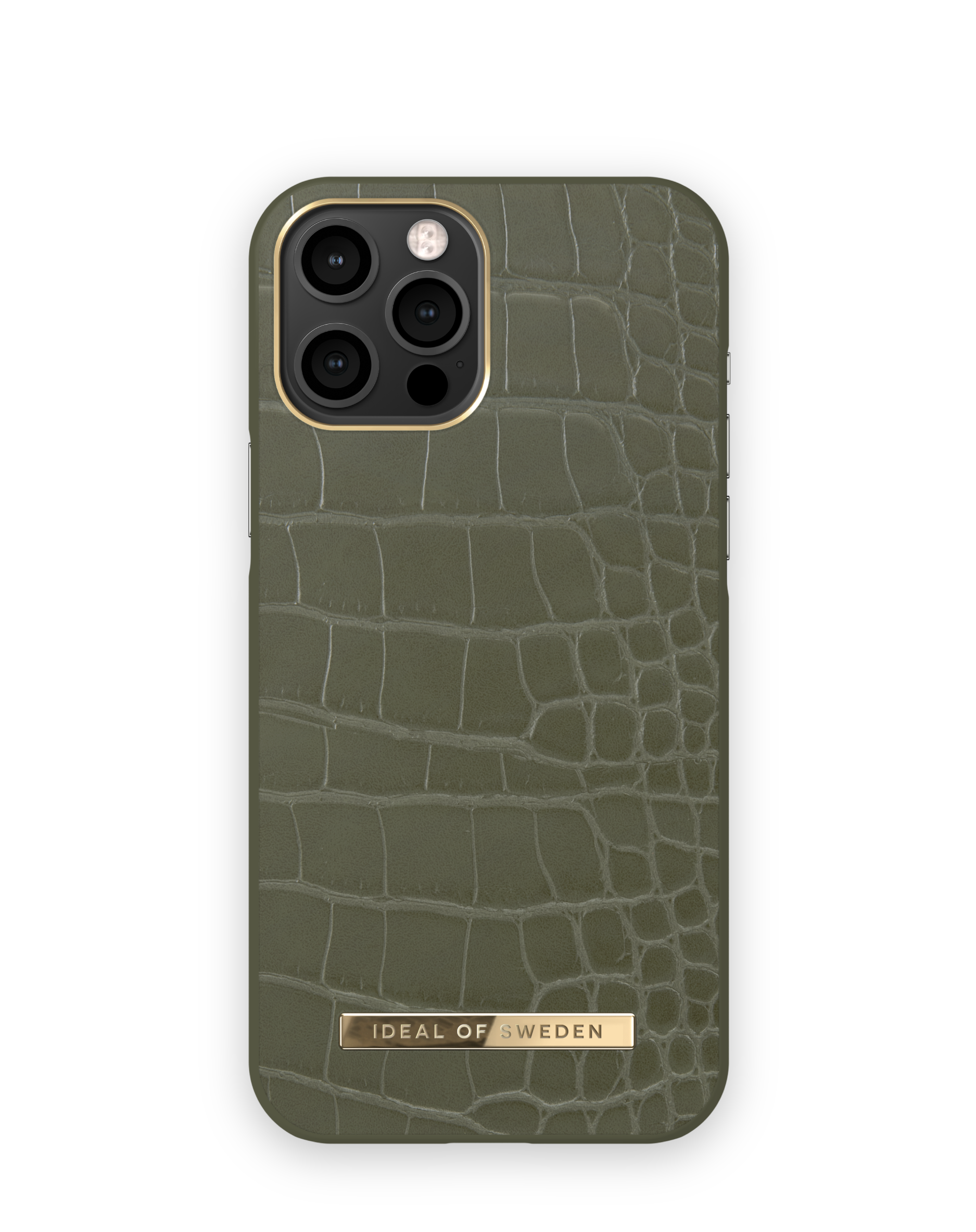 IDEAL Croco 12 Apple, iPhone IDACAW21-I2067-327, Backcover, Pro Khaki OF Max, SWEDEN