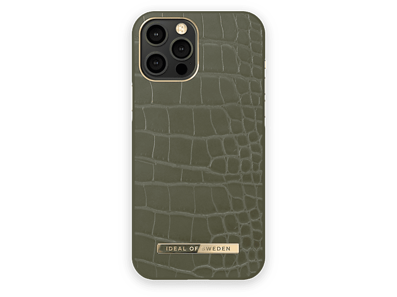 IDEAL OF SWEDEN IDACAW21-I2067-327, Backcover, Apple, iPhone 12 Pro Max, Khaki Croco | Backcover