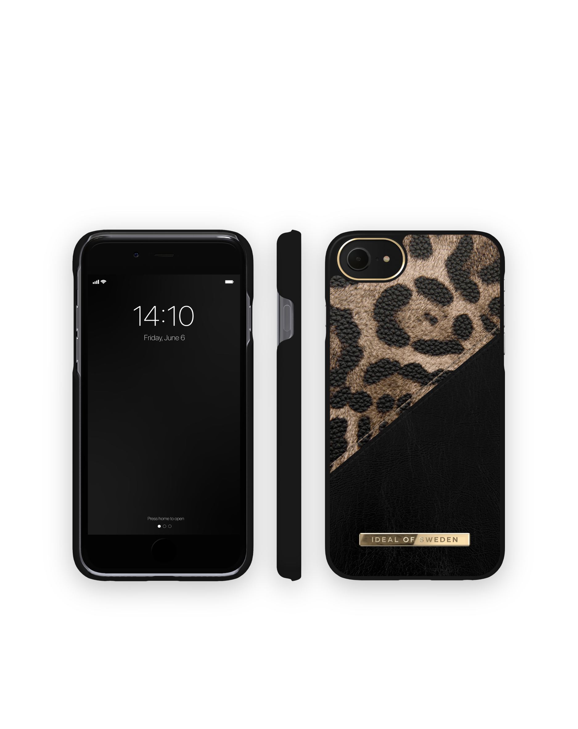 IDEAL OF IDACAW21-I7-330, Midnight 8/7/6/6s/SE, Backcover, iPhone SWEDEN Leopard Apple