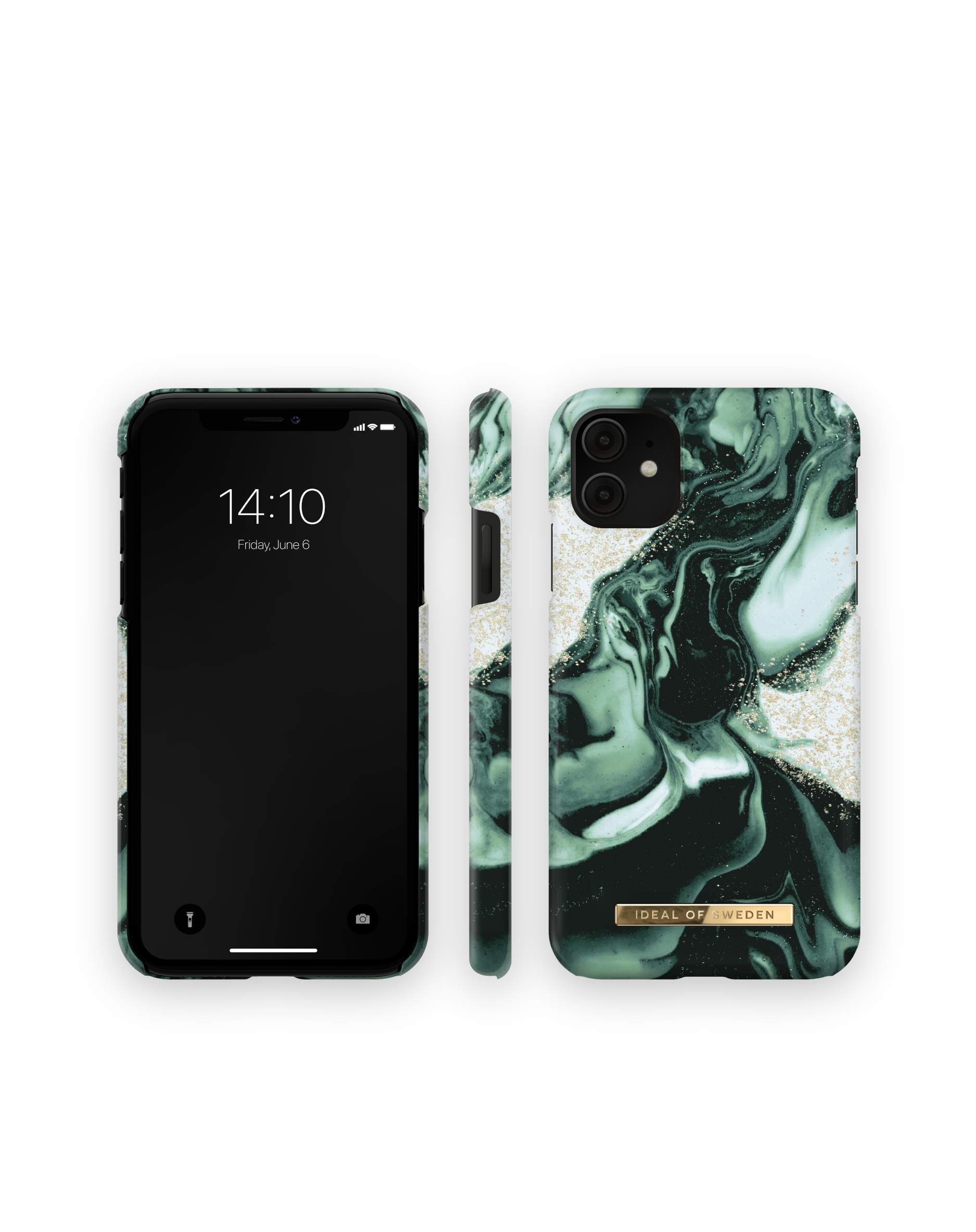 IDEAL OF iPhone Backcover, Olive IDFCAW21-I1961-320, Golden 11/XR, Marble SWEDEN Apple