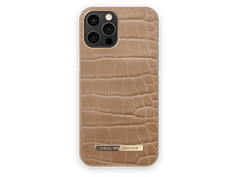 IDEAL OF SWEDEN IDACAW21-I2061-325, Backcover, Apple, iPhone 12/12 Pro, Camel Croco
