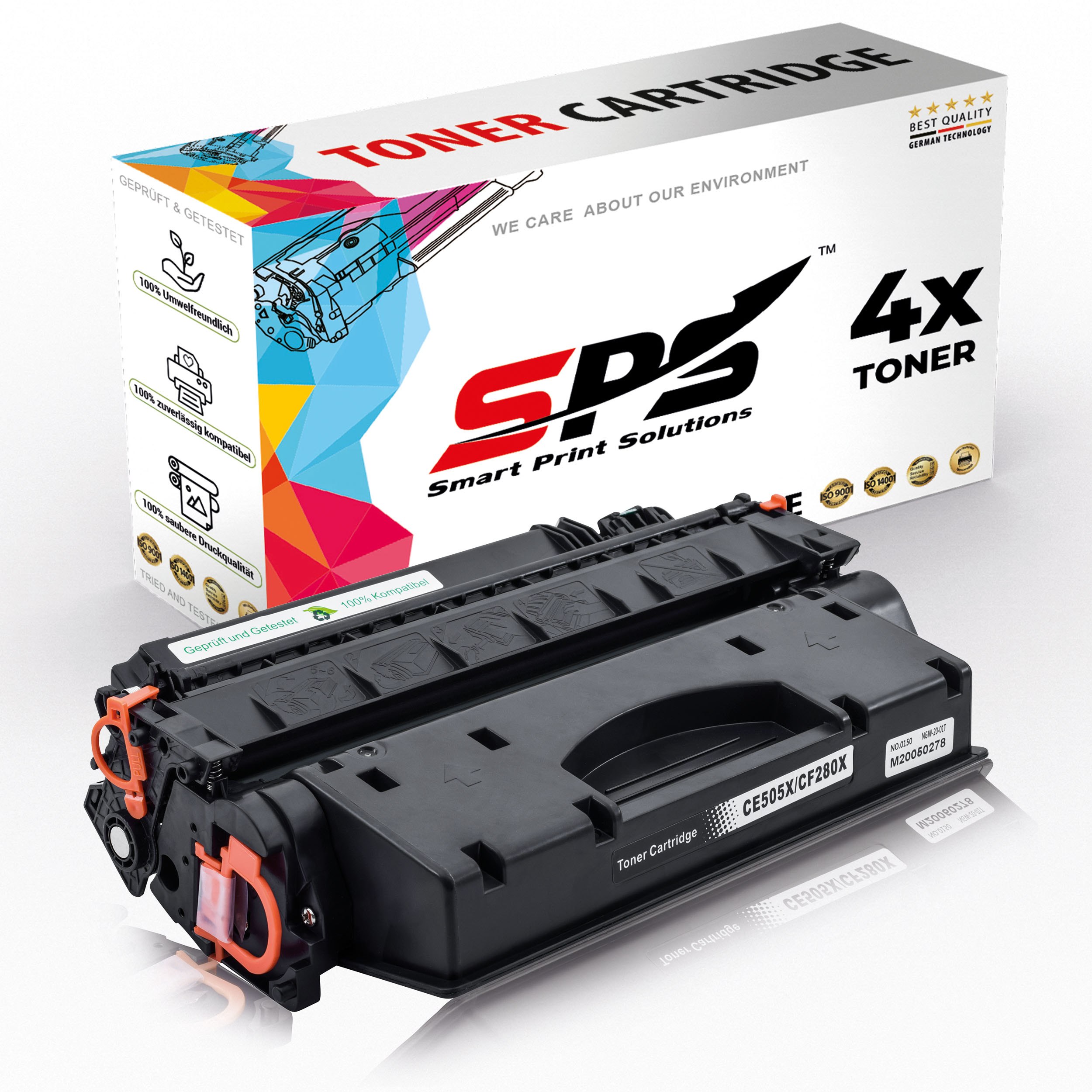 SPS S-11526 Toner Schwarz (80X Pro / CF280X 400 M401D) Laserjet