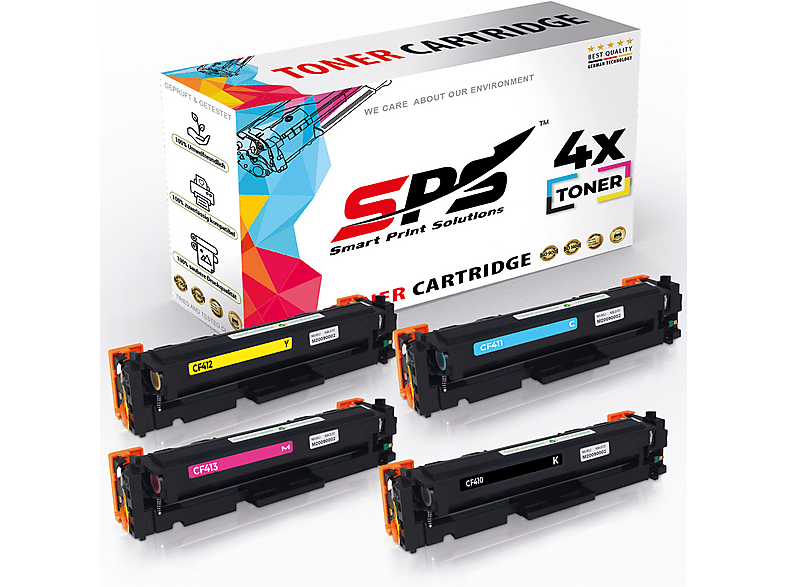 GIGAO 4er-Toner-Set Color LaserJet Pro MFP M283cdw Toner Patrone Multipack 4-Farben  Schwarz Cyan Magenta Gelb 207x Color Laserjet Pro Mfp M 283 Cdw 150689664