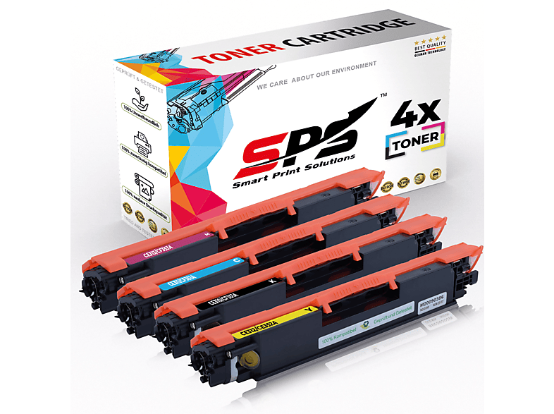 MFP Cyan Pro CF351A Schwarz Magenta SPS CF353A Toner CF352A (CF350A S-10985 M177FW) Gelb Laserjet /