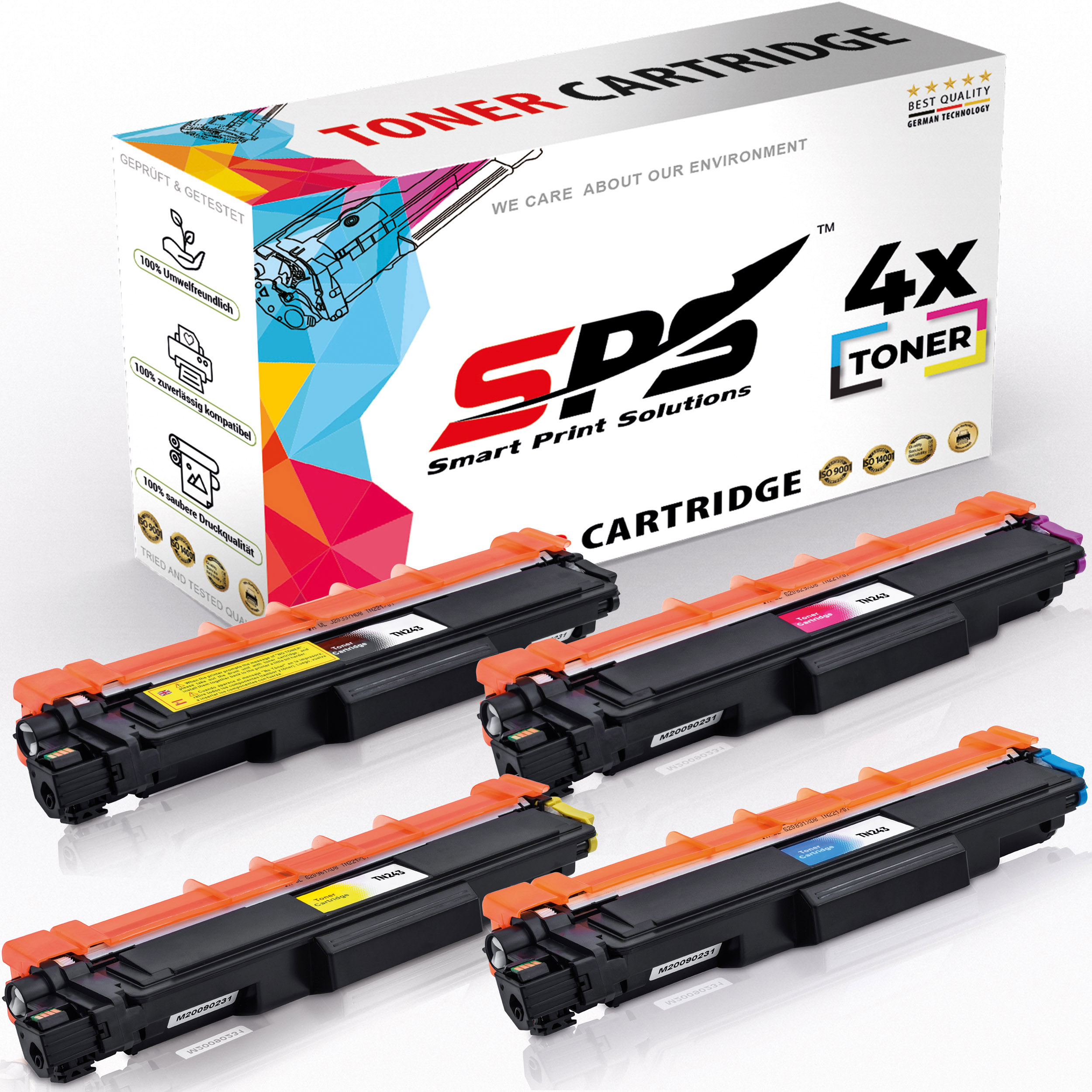 Toner TN243Y TN243M Magenta Schwarz MFC-L3770) (TN243BK Cyan Gelb TN243C SPS / S-11231