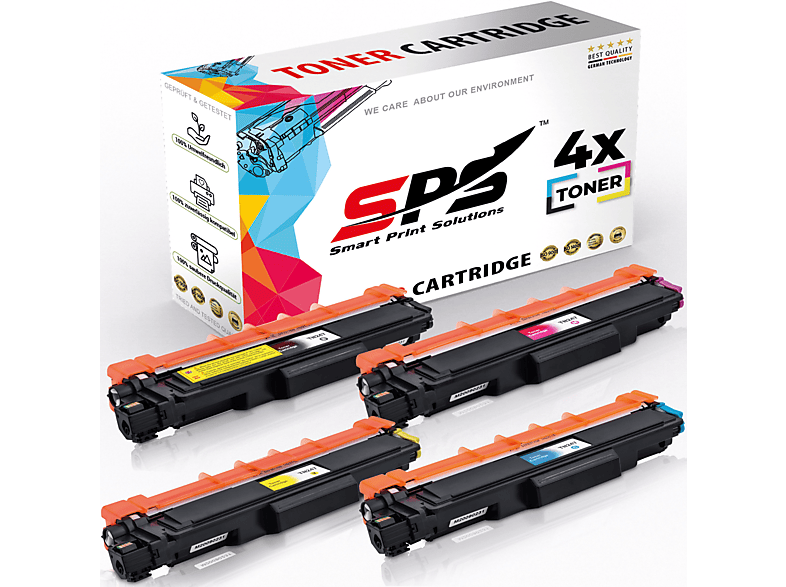 SPS S-11235 Toner Schwarz Cyan Magenta Gelb (TN247BK TN247C TN247Y TN247M / DCP-L3510CDW)