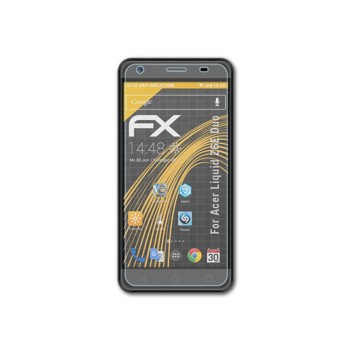 Acer Displayschutz(für Z6E Liquid (Duo)) ATFOLIX FX-Antireflex 3x