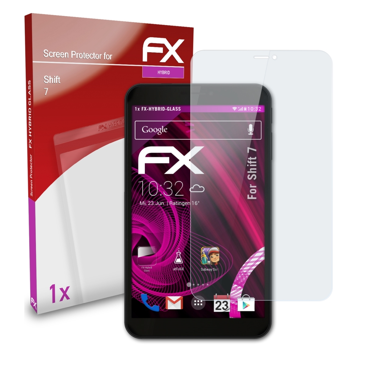 ATFOLIX FX-Hybrid-Glass 7) Shift Schutzglas(für
