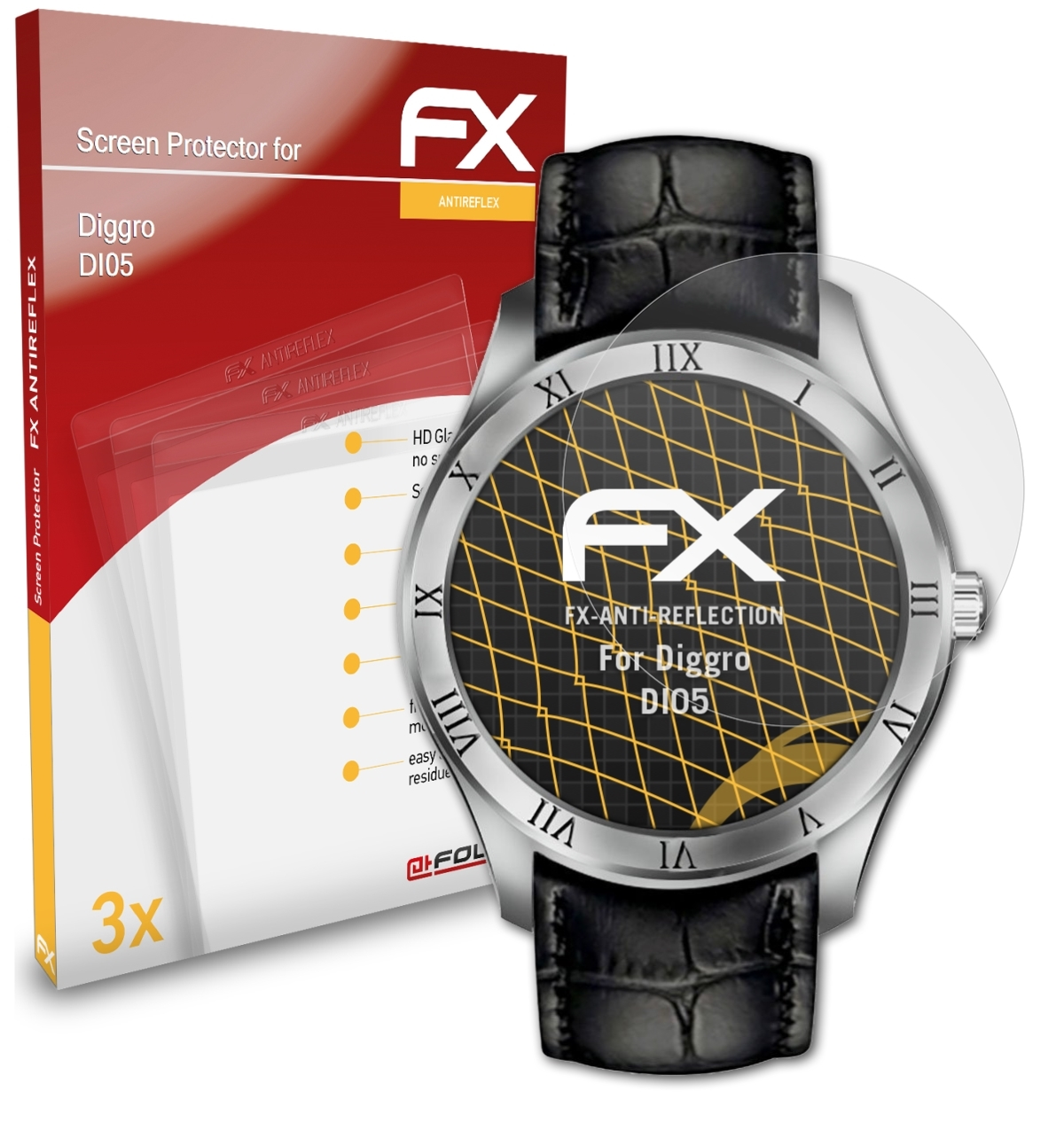 Diggro Displayschutz(für FX-Antireflex 3x ATFOLIX DI05)