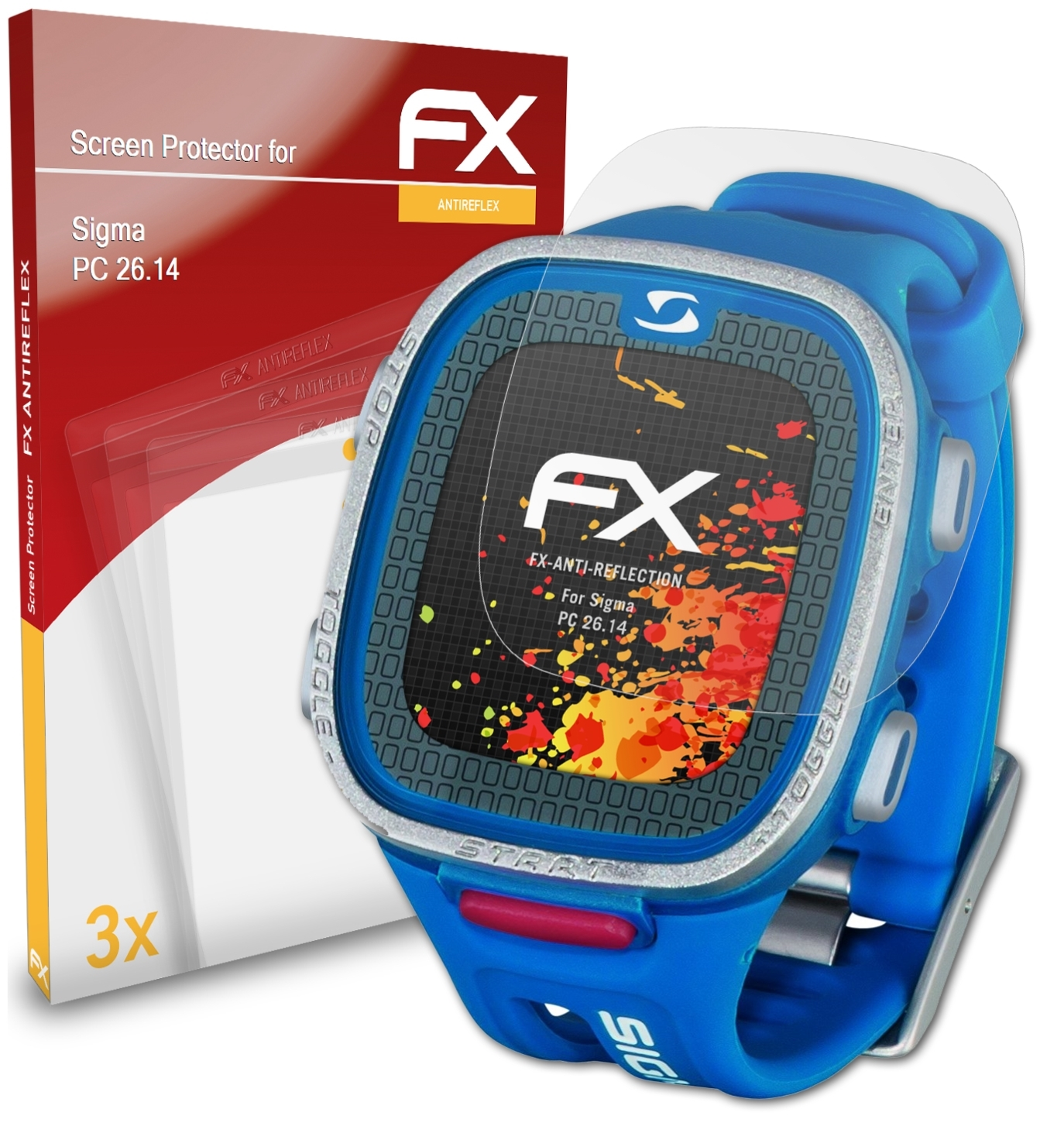 26.14) PC ATFOLIX Sigma 3x FX-Antireflex Displayschutz(für