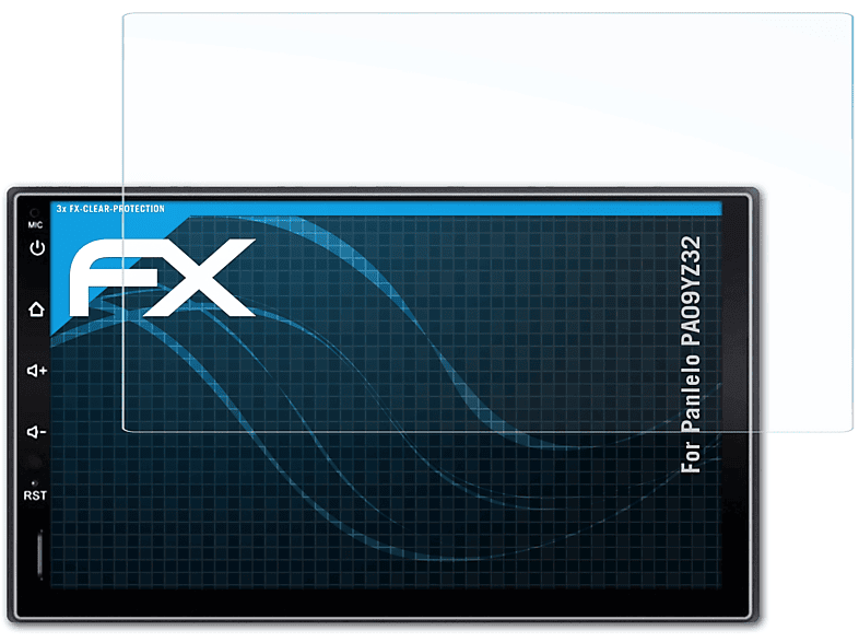 ATFOLIX 3x Displayschutz(für Panlelo PA09YZ32) FX-Clear