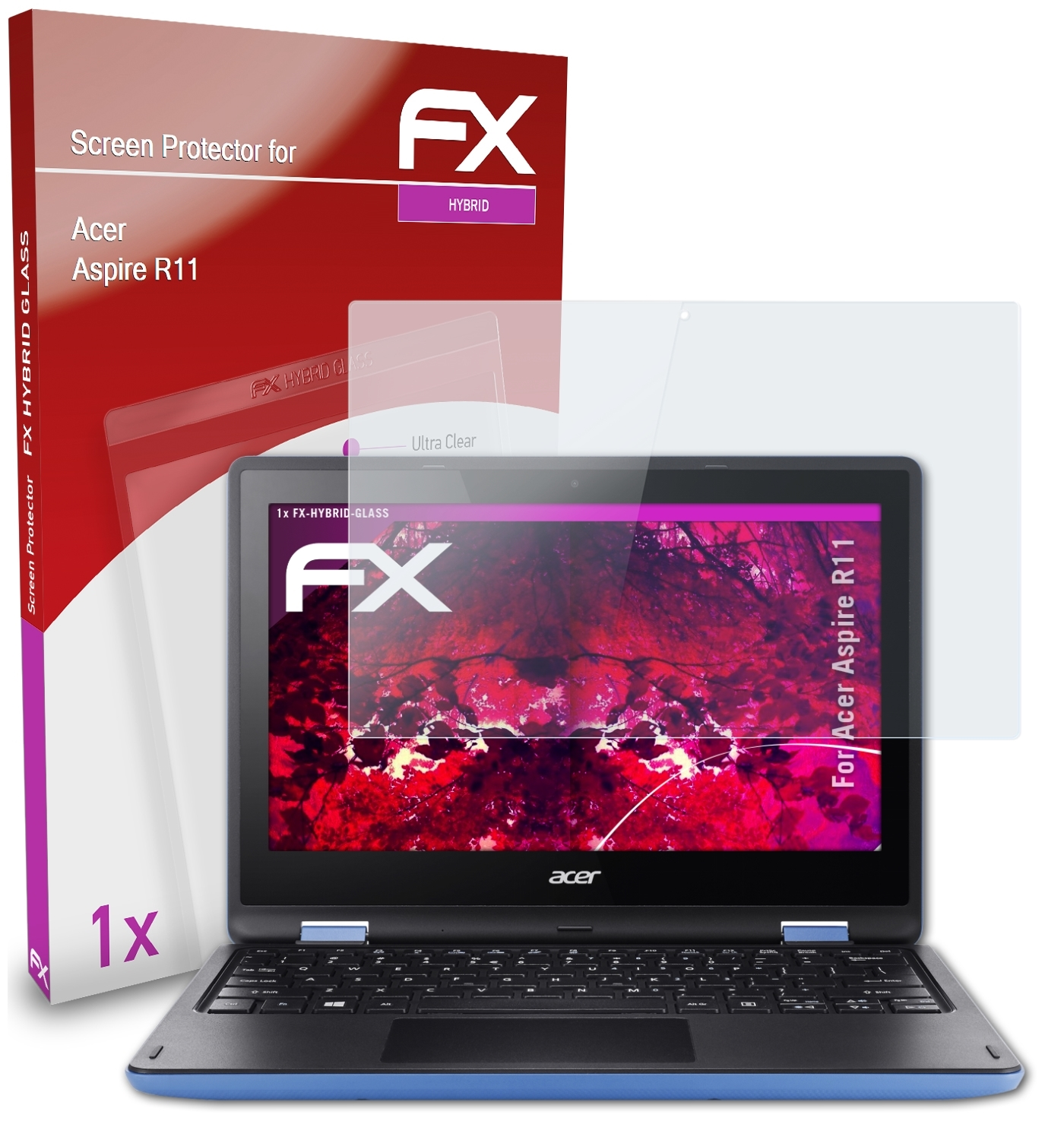 Acer R11) ATFOLIX Schutzglas(für FX-Hybrid-Glass Aspire