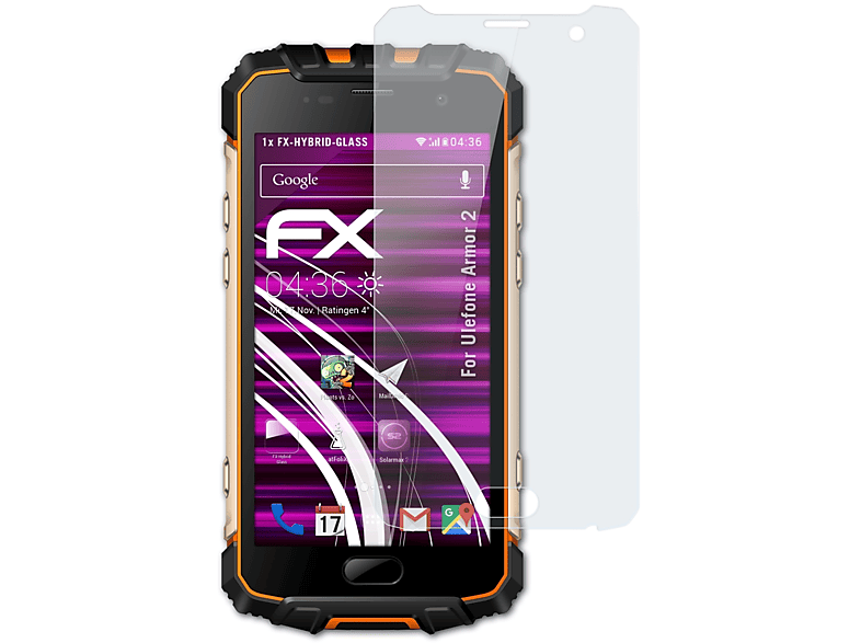 Armor FX-Hybrid-Glass Schutzglas(für ATFOLIX 2) Ulefone