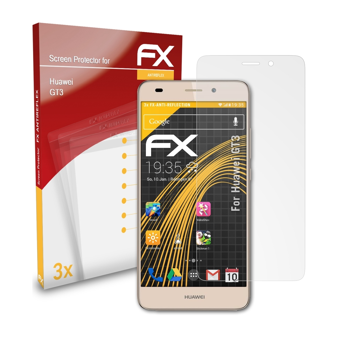 FX-Antireflex Huawei GT3) Displayschutz(für ATFOLIX 3x