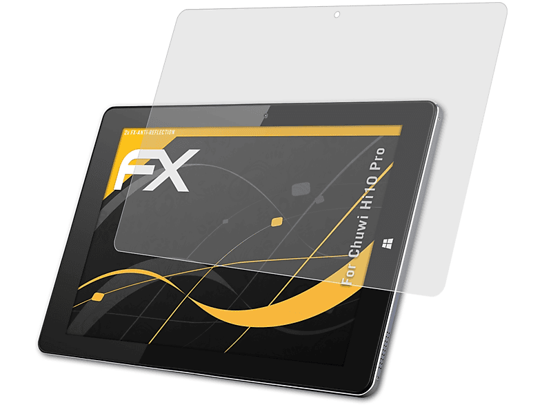 ATFOLIX 2x FX-Antireflex Displayschutz(für Chuwi Hi10 Pro)