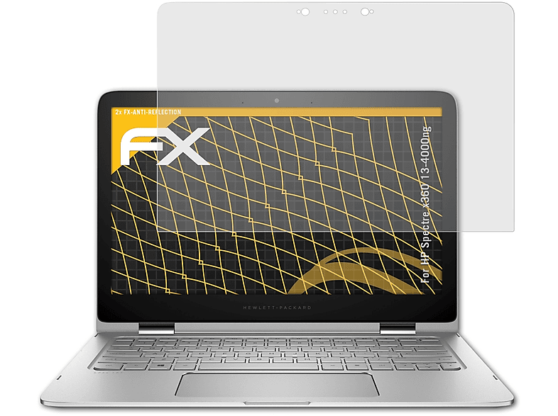 ATFOLIX 2x FX-Antireflex Displayschutz(für HP Spectre x360 13-4000ng)