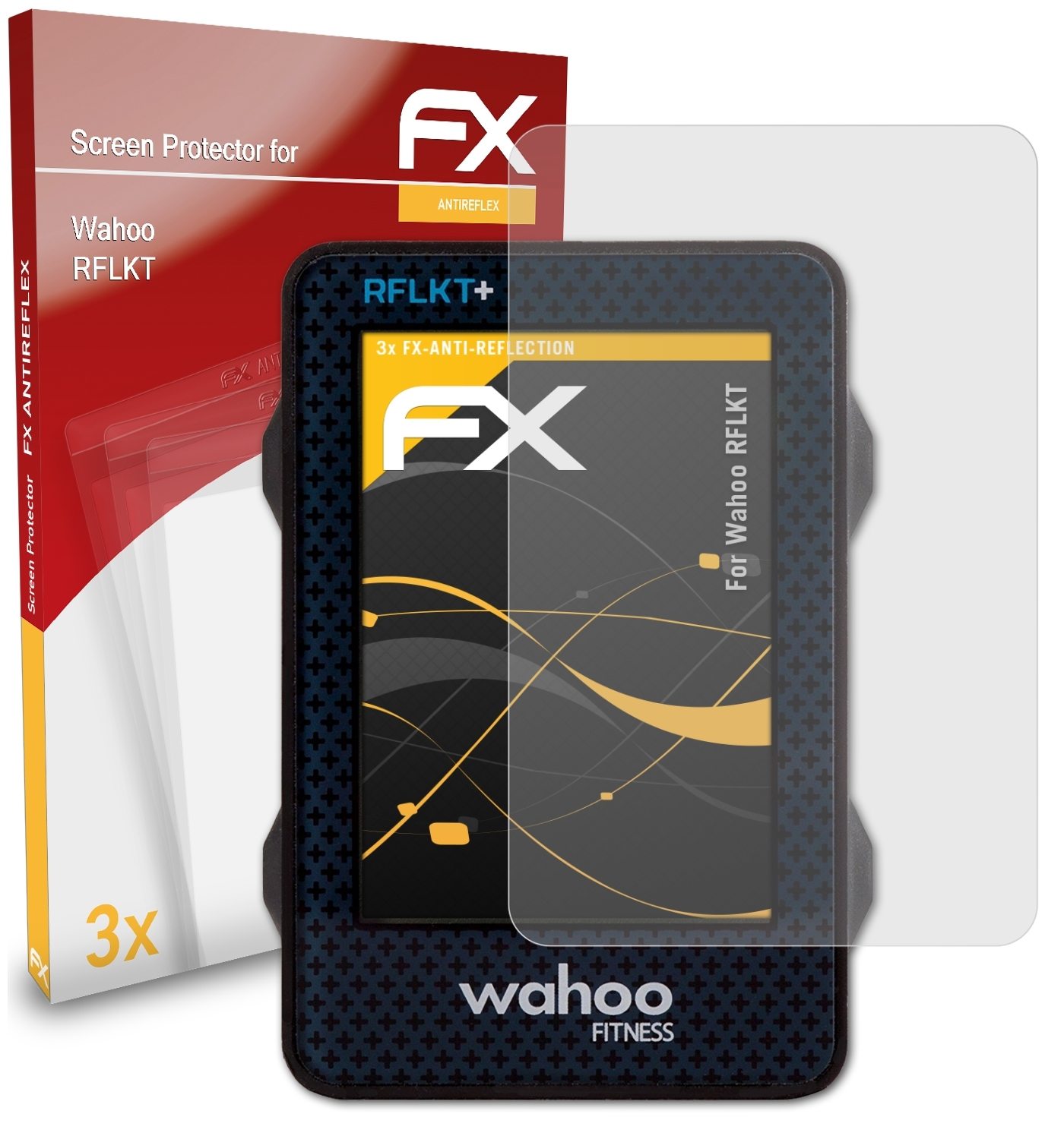 ATFOLIX Wahoo Displayschutz(für RFLKT) FX-Antireflex 3x