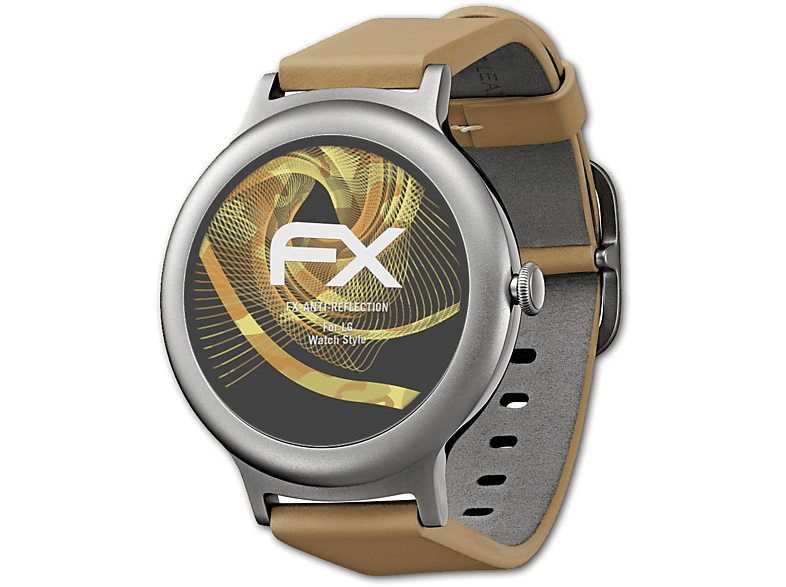 ATFOLIX 3x FX-Antireflex Displayschutz(für LG Watch Style)