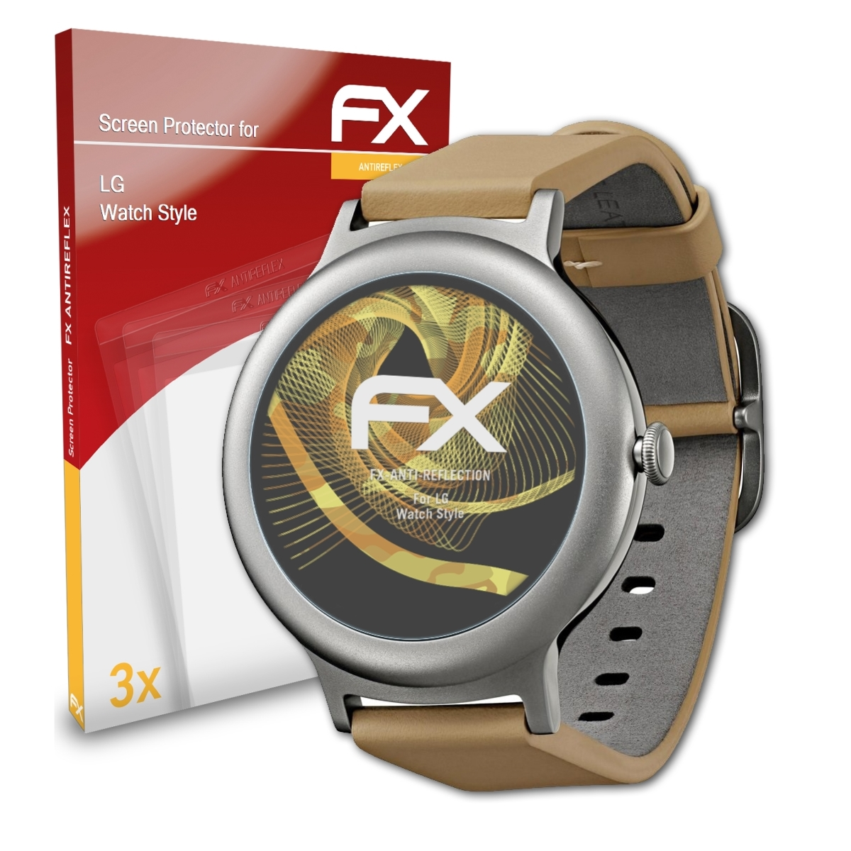 LG Watch Style) Displayschutz(für ATFOLIX 3x FX-Antireflex