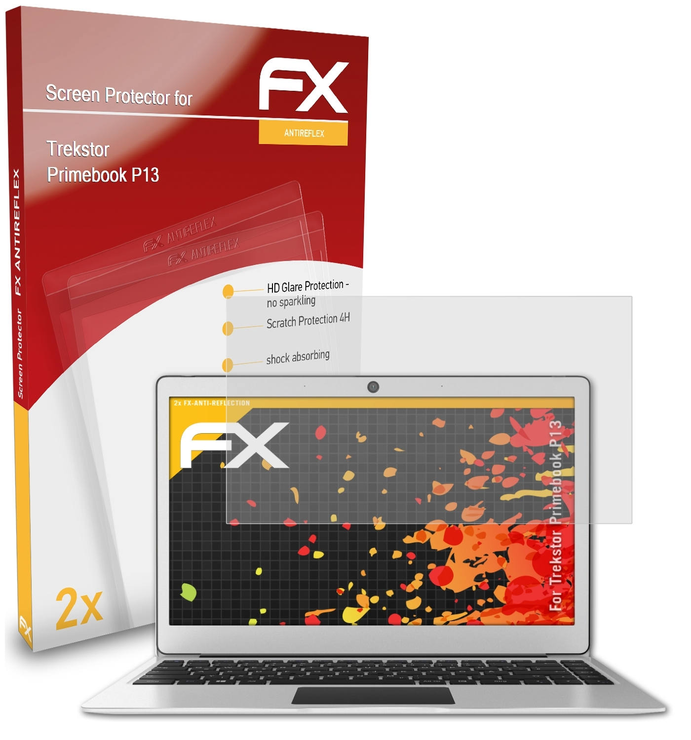 Trekstor Displayschutz(für 2x ATFOLIX Primebook P13) FX-Antireflex