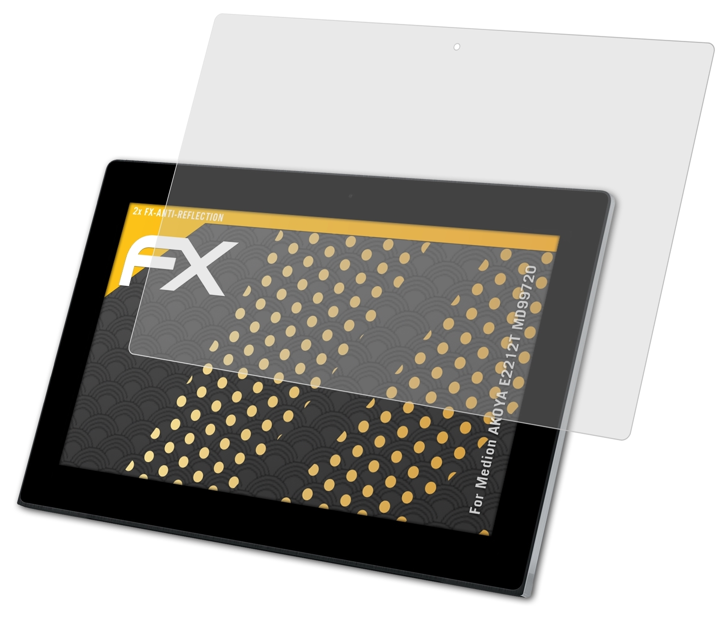 Medion 2x FX-Antireflex E2212T Displayschutz(für AKOYA (MD99720)) ATFOLIX