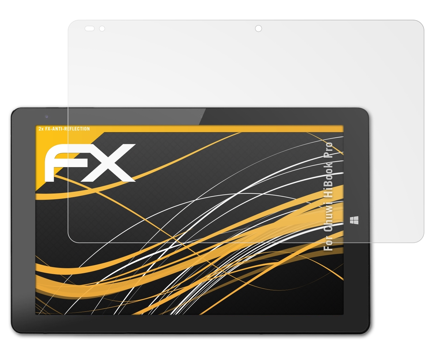 ATFOLIX 2x FX-Antireflex Displayschutz(für Chuwi HiBook Pro)