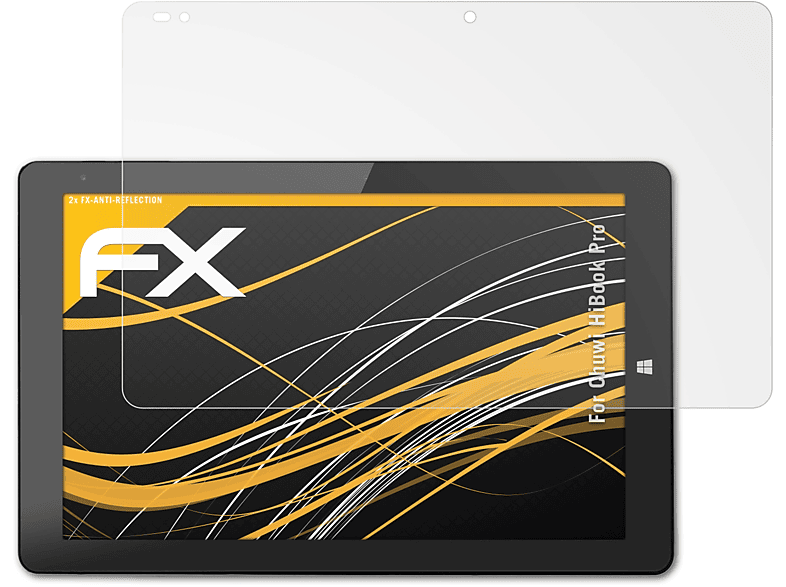 ATFOLIX 2x FX-Antireflex Displayschutz(für Chuwi HiBook Pro)