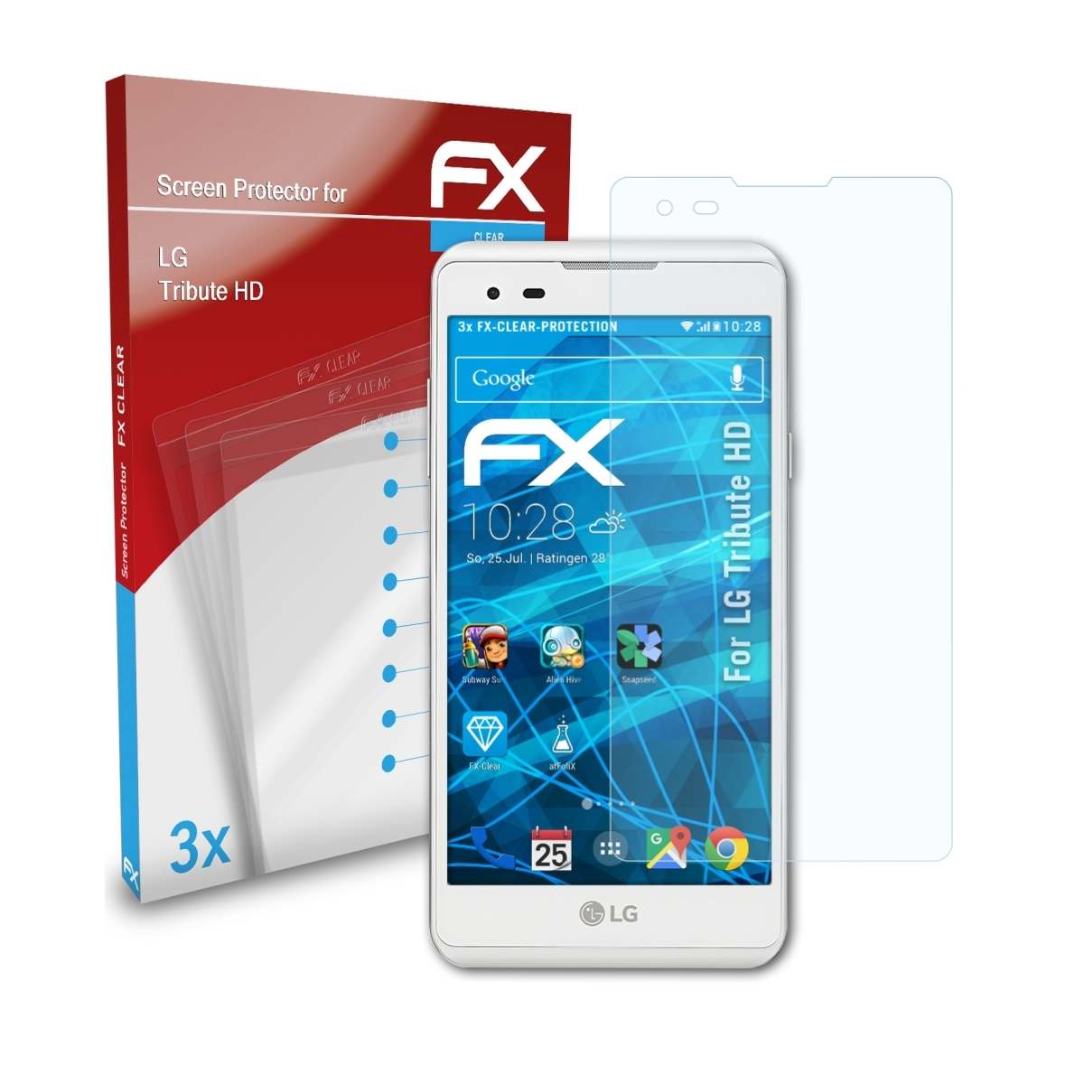 FX-Clear LG HD) ATFOLIX Displayschutz(für Tribute 3x