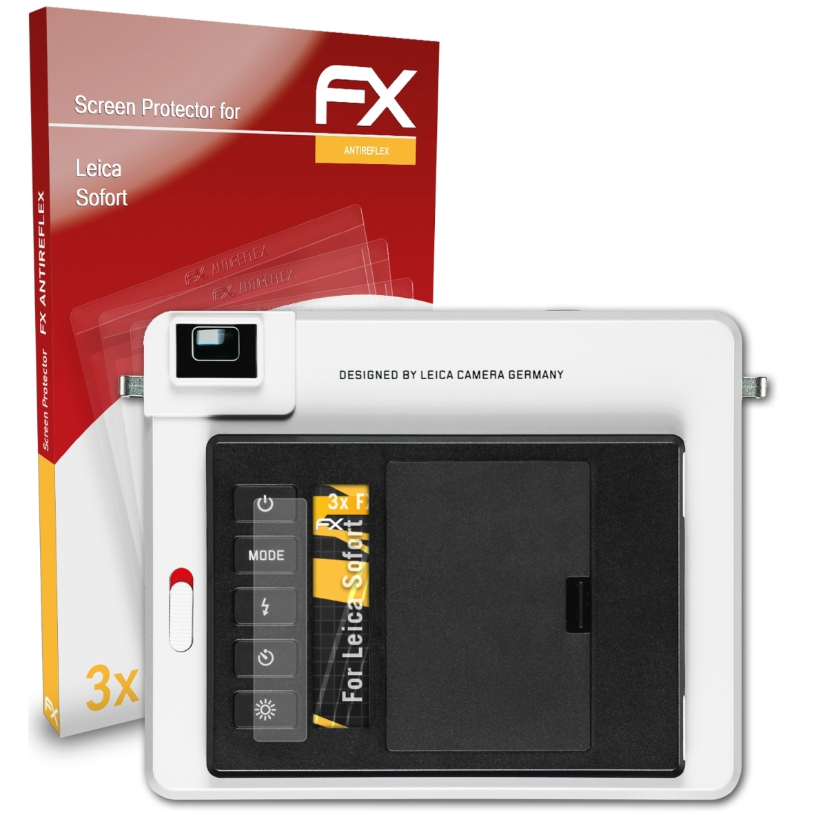 ATFOLIX 3x FX-Antireflex Displayschutz(für Leica Sofort)