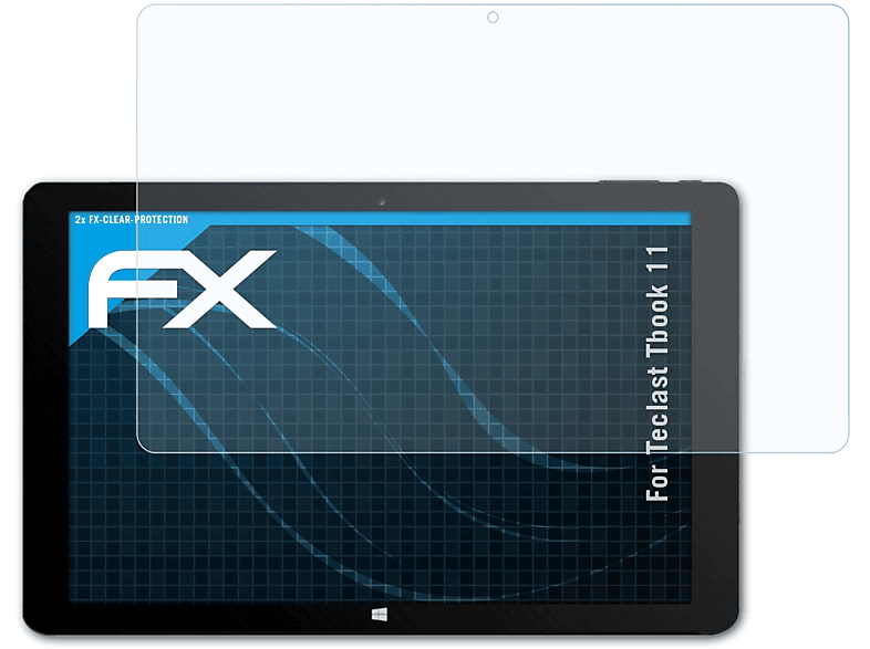 ATFOLIX 2x FX-Clear Displayschutz(für Teclast Tbook 11) | Tabletschutzfolien