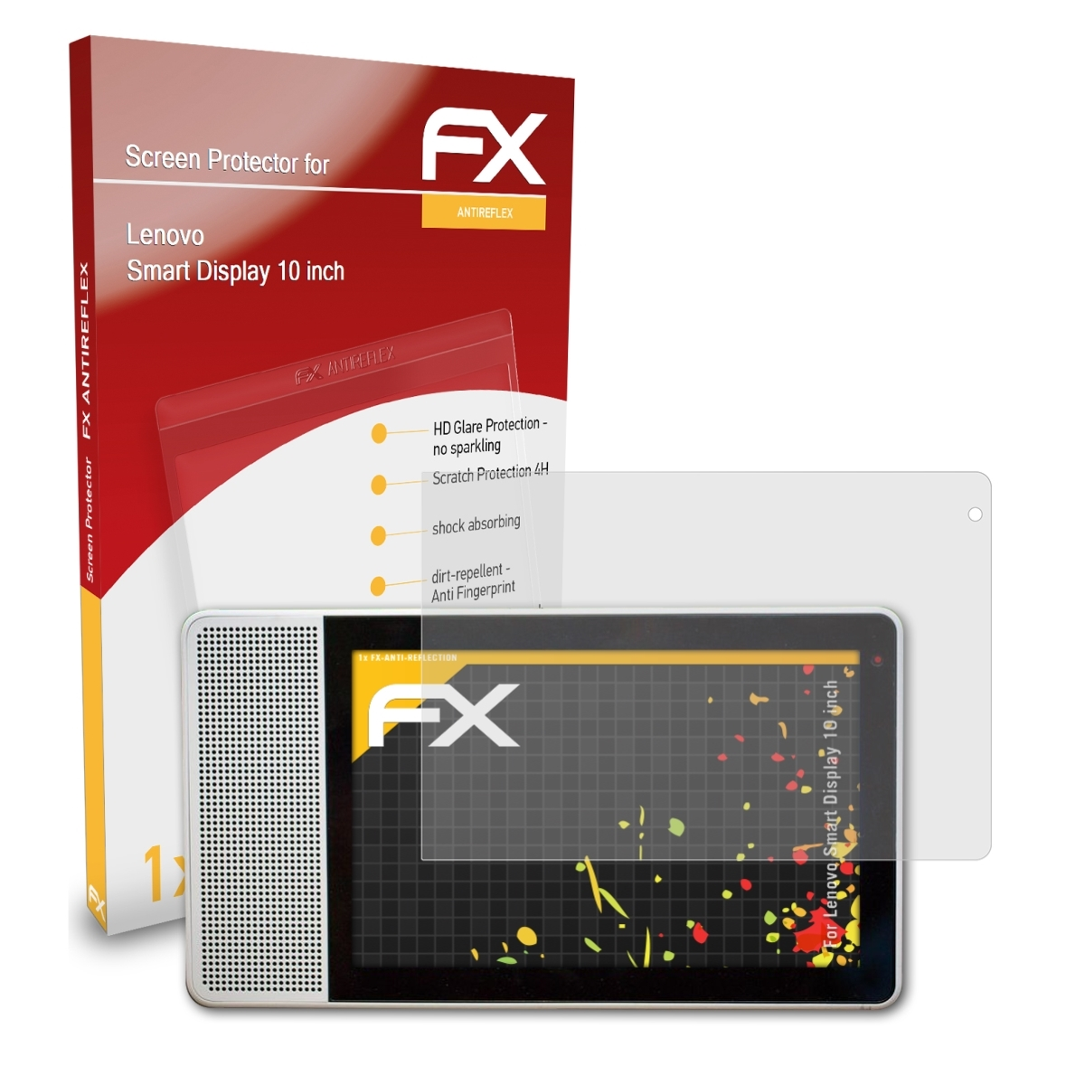 FX-Antireflex Lenovo Displayschutz(für inch)) Smart (10 Display ATFOLIX