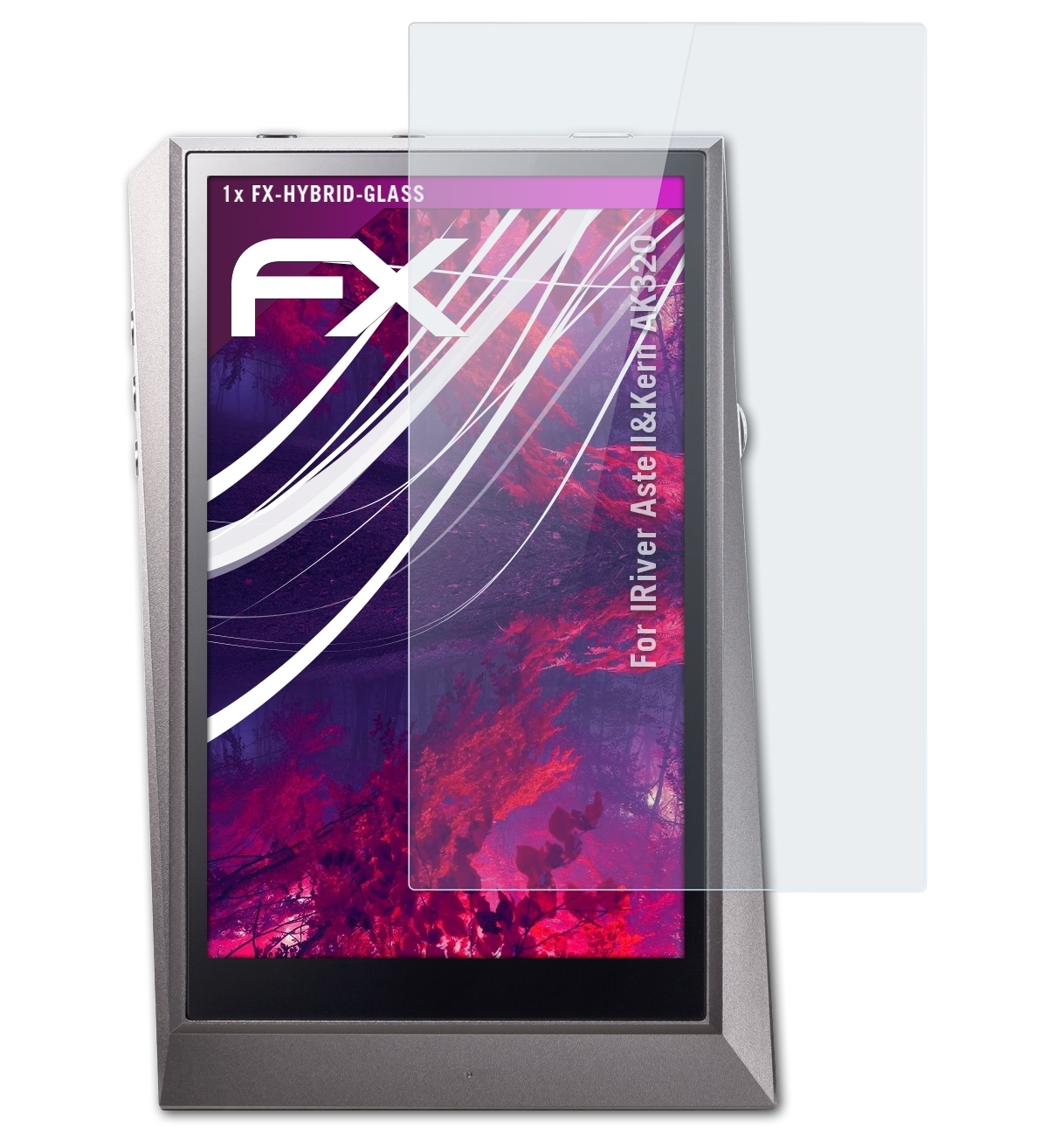 ATFOLIX FX-Hybrid-Glass Schutzglas(für IRiver AK320) Astell&Kern