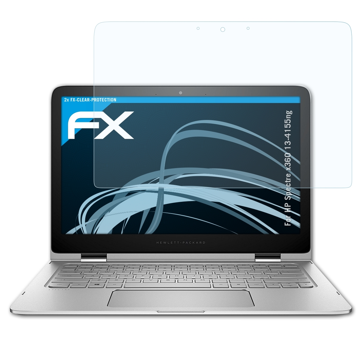 x360 Spectre HP 13-4155ng) Displayschutz(für FX-Clear ATFOLIX 2x