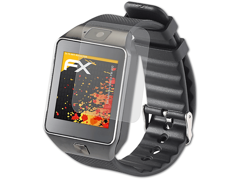 ATFOLIX 3x FX-Antireflex Displayschutz(für Simvalley-Mobile PW-430)