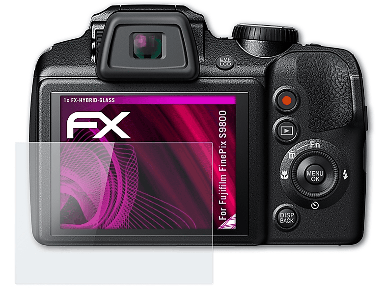ATFOLIX FX-Hybrid-Glass Fujifilm Schutzglas(für S9800) FinePix