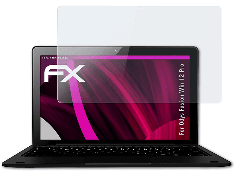 ATFOLIX FX-Hybrid-Glass Schutzglas(für Odys Fusion Pro) Win 12