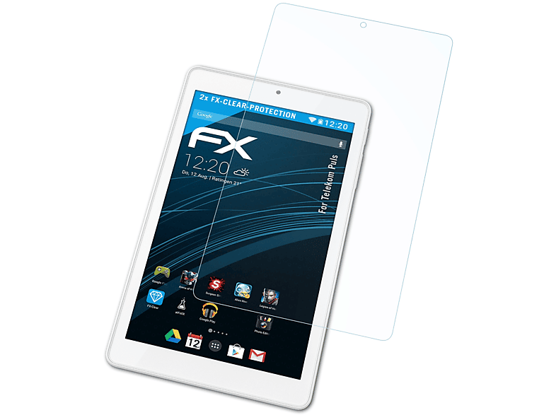 ATFOLIX FX-Clear Displayschutz(für 2x Puls) Telekom