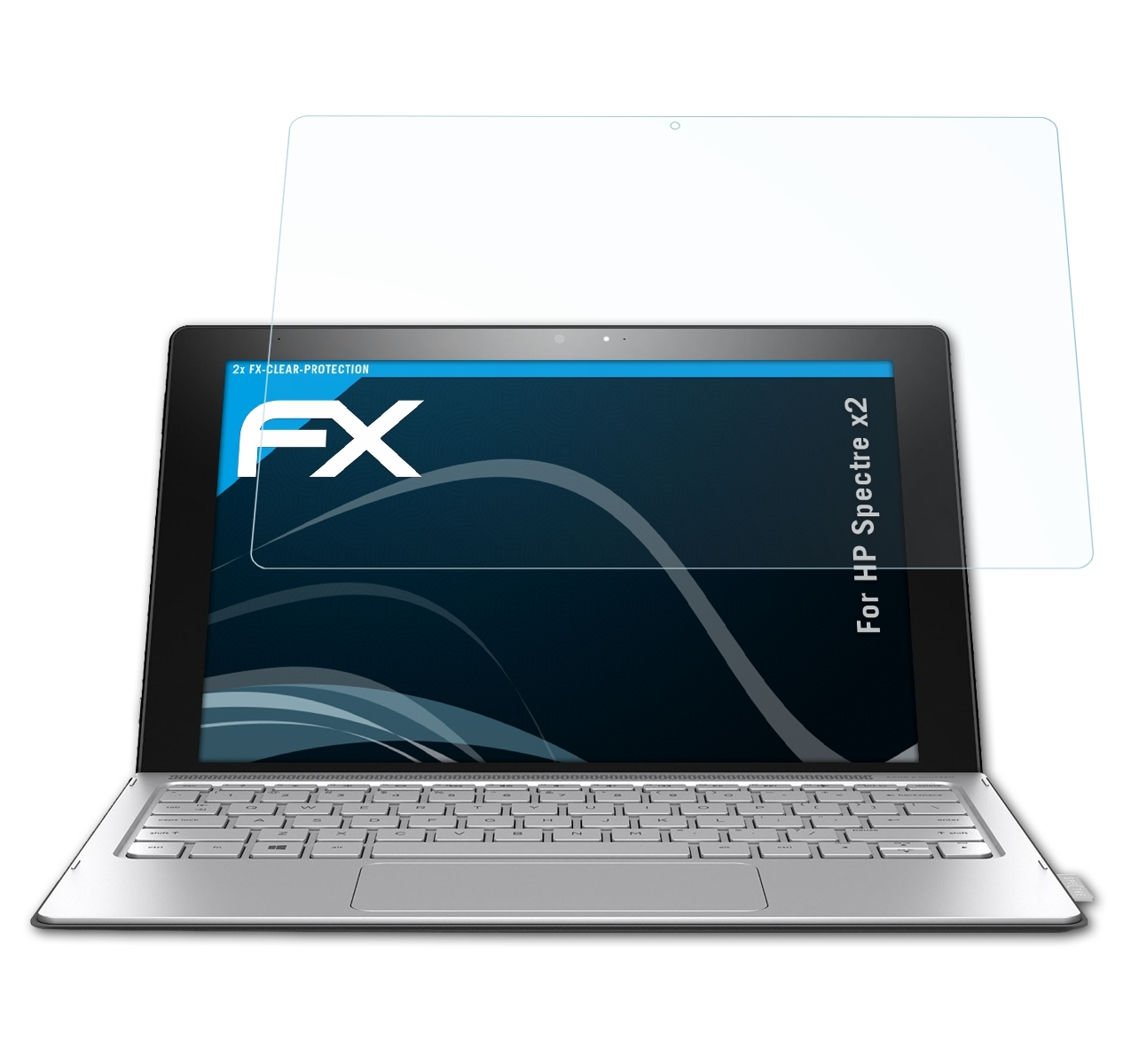 ATFOLIX 2x FX-Clear Displayschutz(für HP x2) Spectre