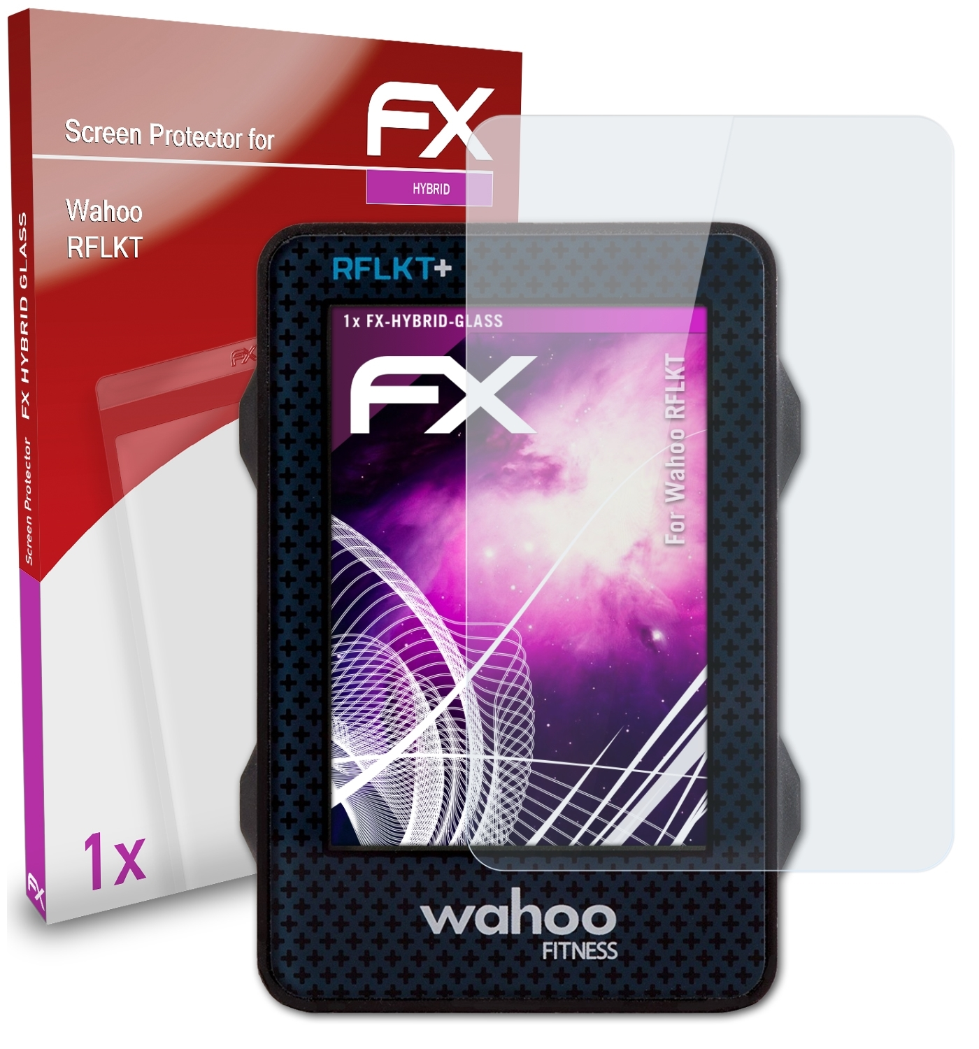 Schutzglas(für RFLKT) FX-Hybrid-Glass Wahoo ATFOLIX