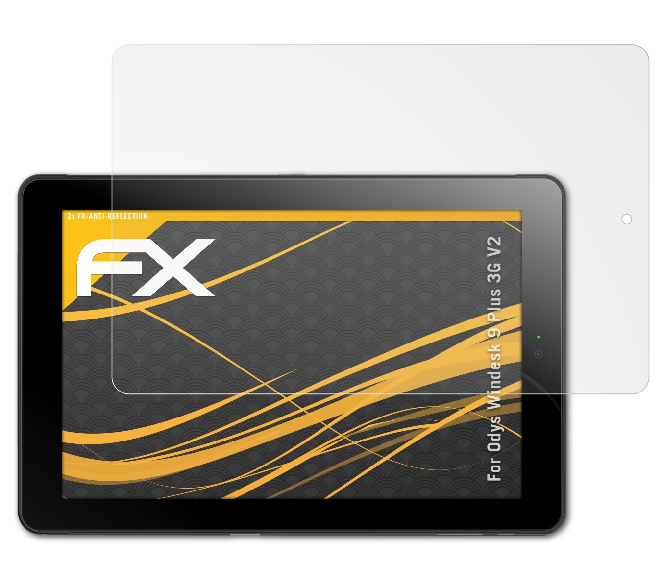ATFOLIX 2x Windesk 9 Displayschutz(für Odys V2) FX-Antireflex Plus 3G