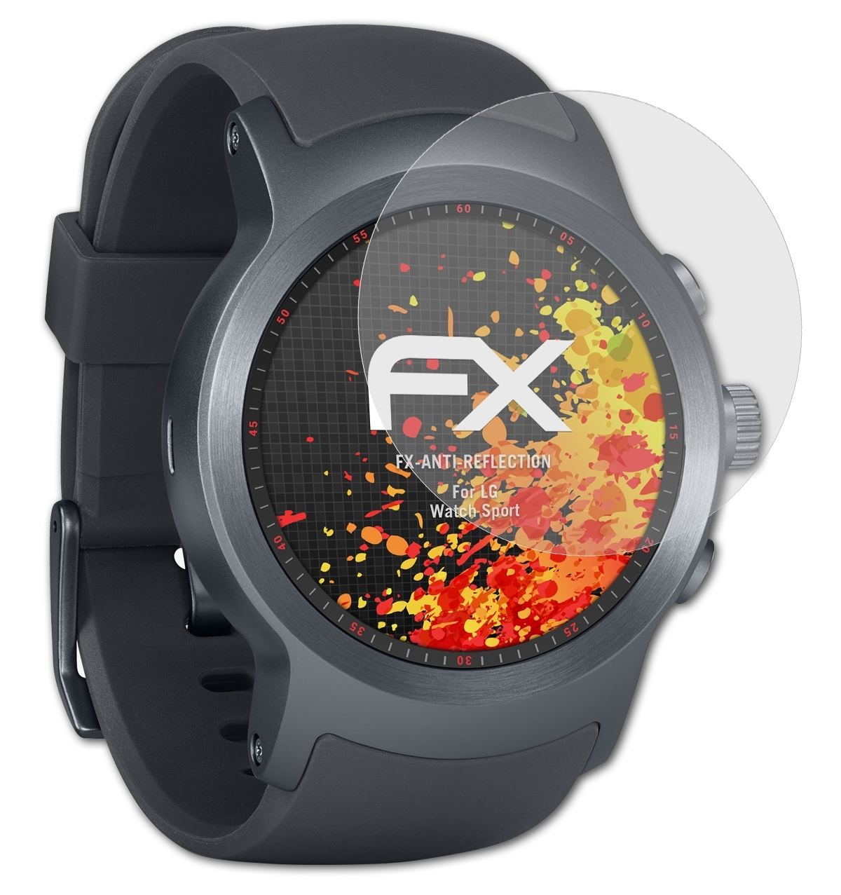 Sport) Watch 3x Displayschutz(für LG FX-Antireflex ATFOLIX