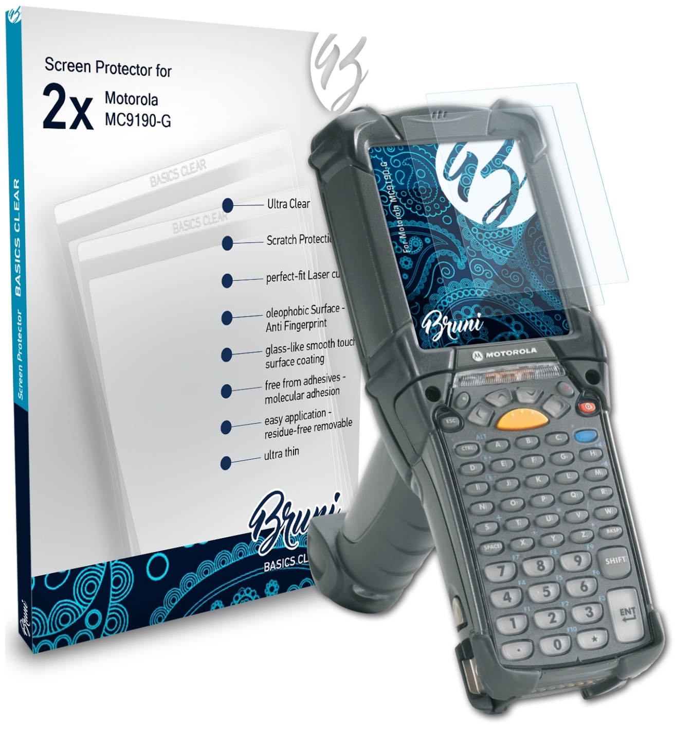 Schutzfolie(für Motorola 2x Basics-Clear BRUNI MC9190-G)