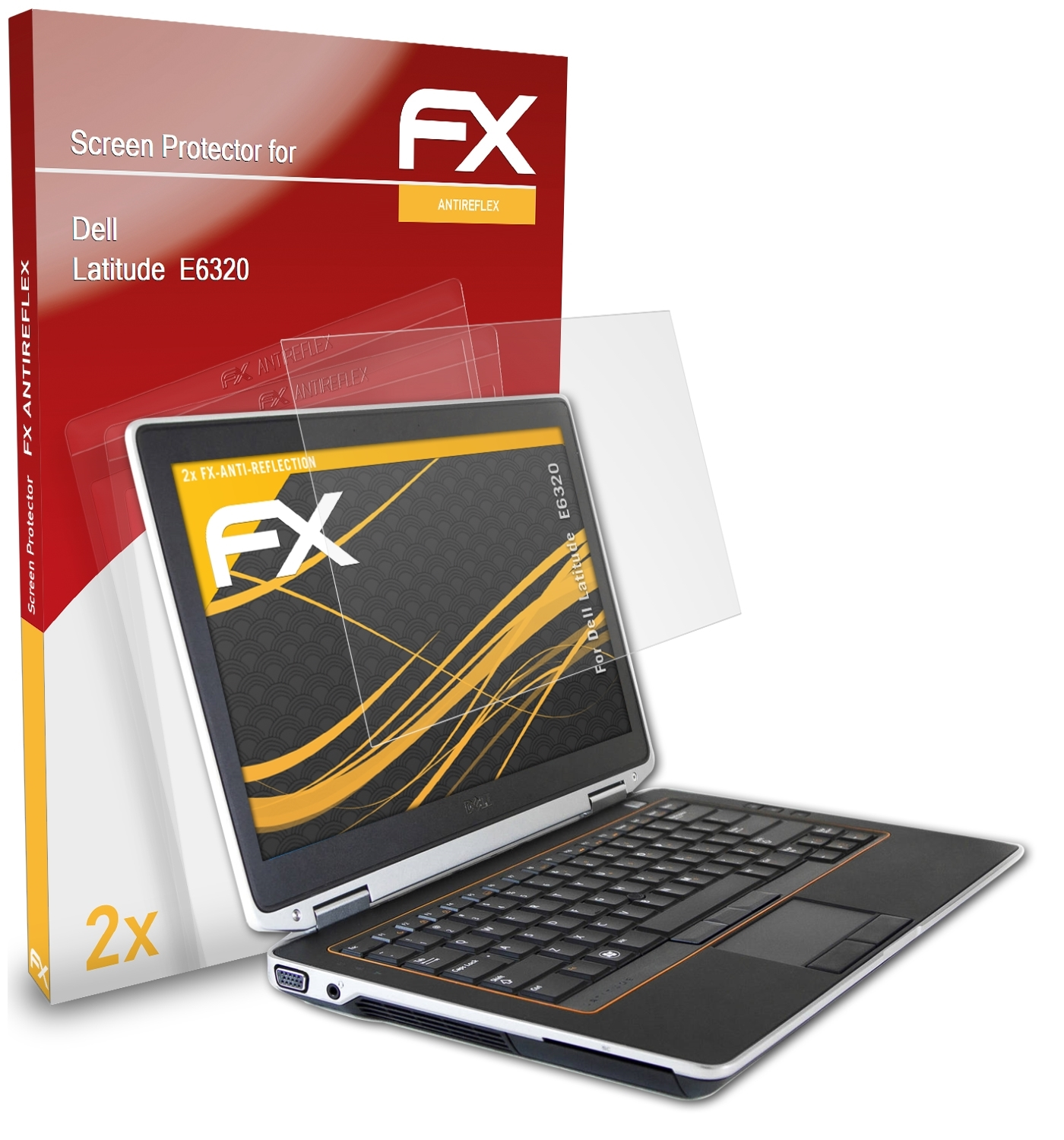 2x Latitude Displayschutz(für FX-Antireflex Dell E6320) ATFOLIX