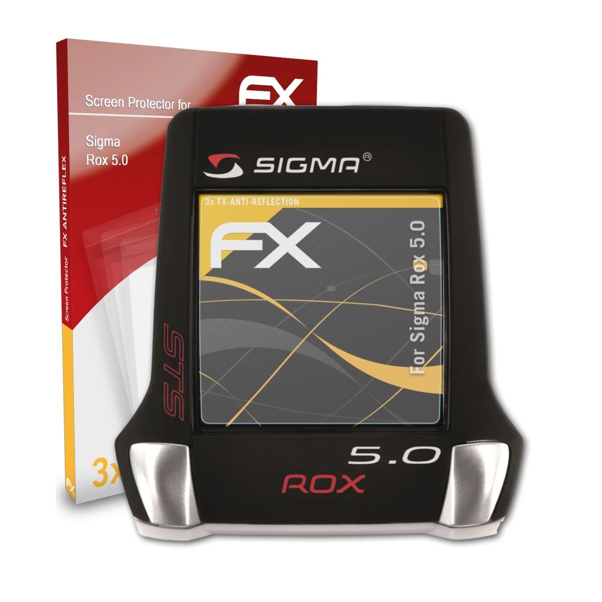 3x Sigma Rox Displayschutz(für ATFOLIX FX-Antireflex 5.0)