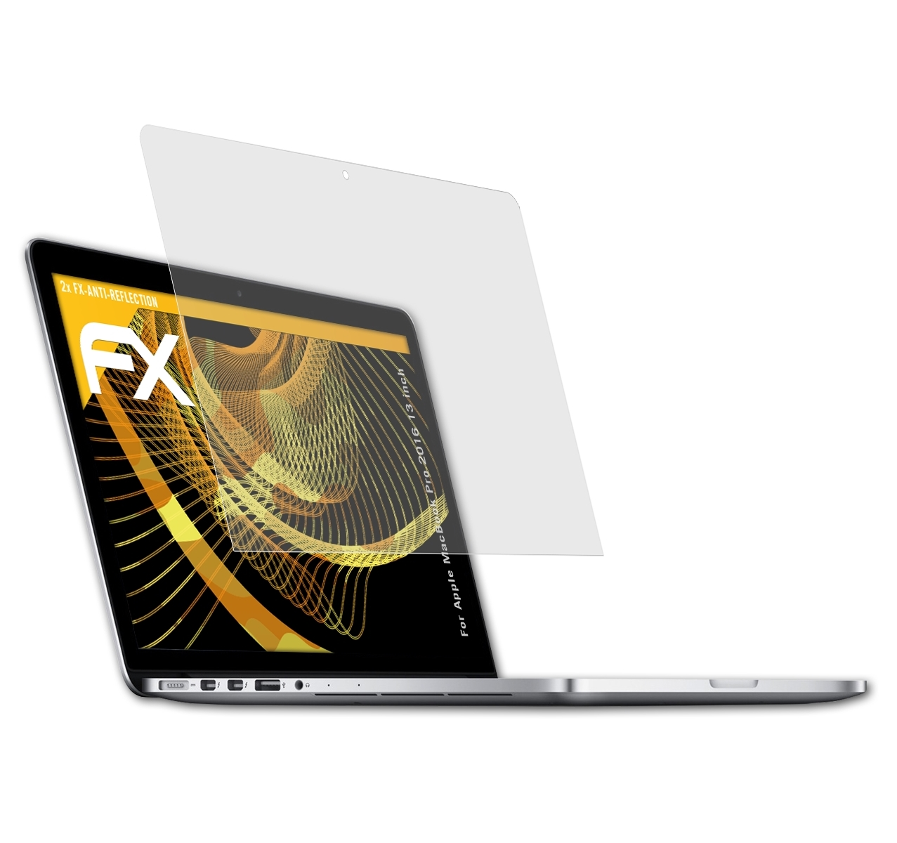 ATFOLIX 2x FX-Antireflex Displayschutz(für Apple 13 2016 inch) Pro MacBook