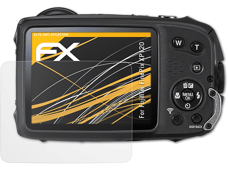 ATFOLIX 3x FX-Antireflex XP120) Fujifilm FinePix Displayschutz(für