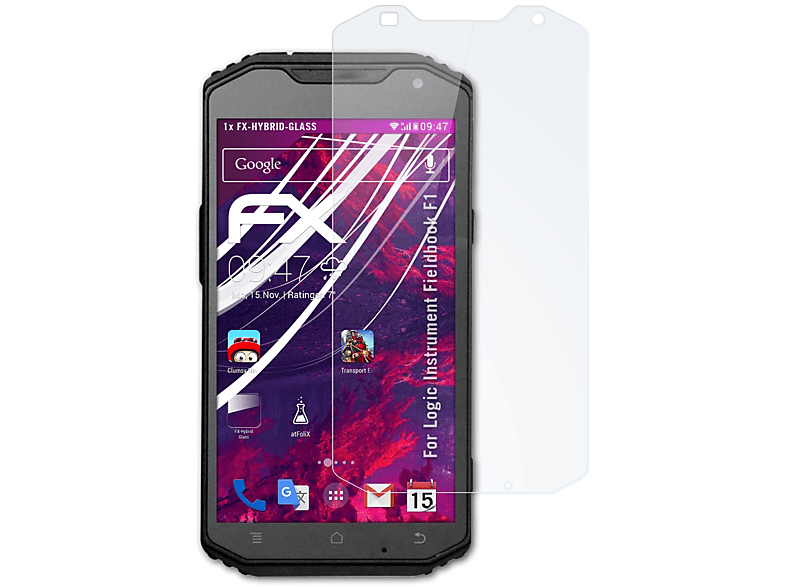 Logic Instrument F1) ATFOLIX Schutzglas(für Fieldbook FX-Hybrid-Glass