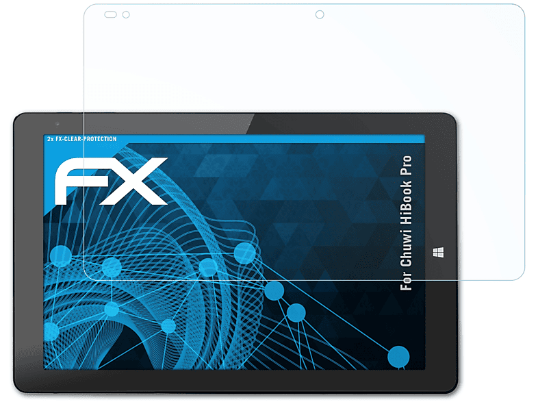 ATFOLIX 2x FX-Clear Displayschutz(für Chuwi HiBook Pro)